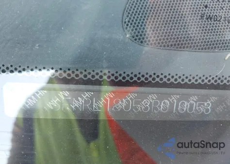 2003 Honda Odyssey Ex-L из США, поврежденный, VIN 5FNRL18053B010053